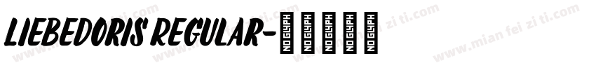 LiebeDoris Regular字体转换